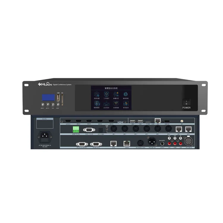 

Multifunctional Microphone Host Digital Conference Discussion System Central Control Unit For Conference Room