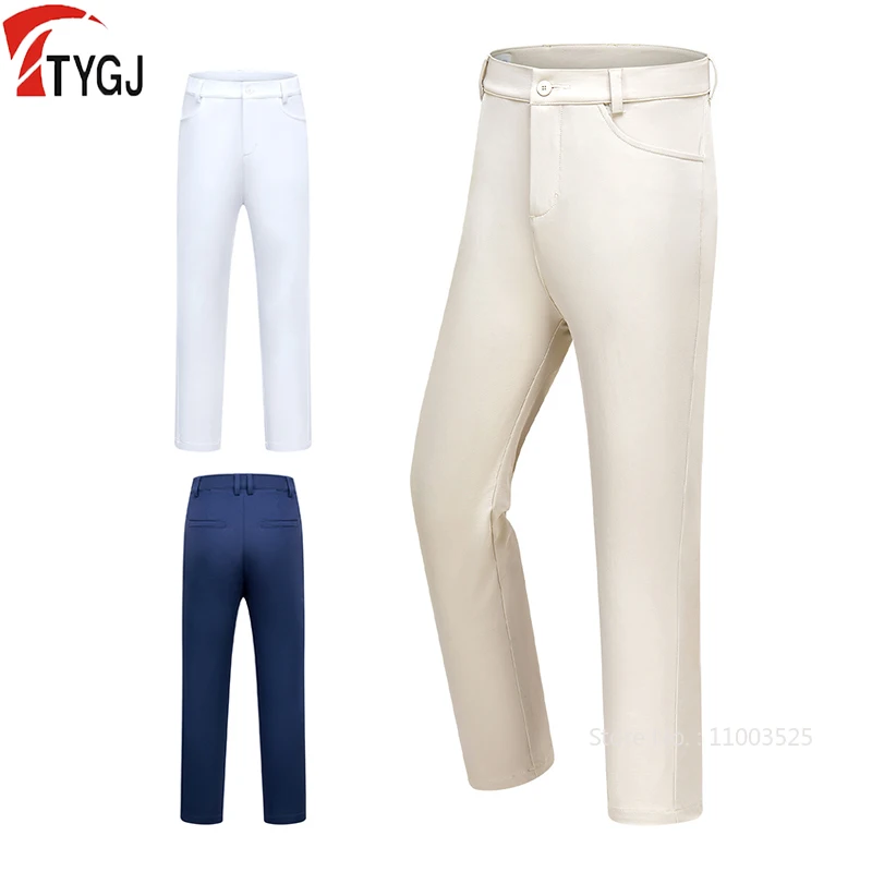 TTYGJ Golf Children's Sports Pants Youth Anti-Sweat Elastic Golf Pants Boys Casual Straight Trousers Kids Spring Soft Sweatpants