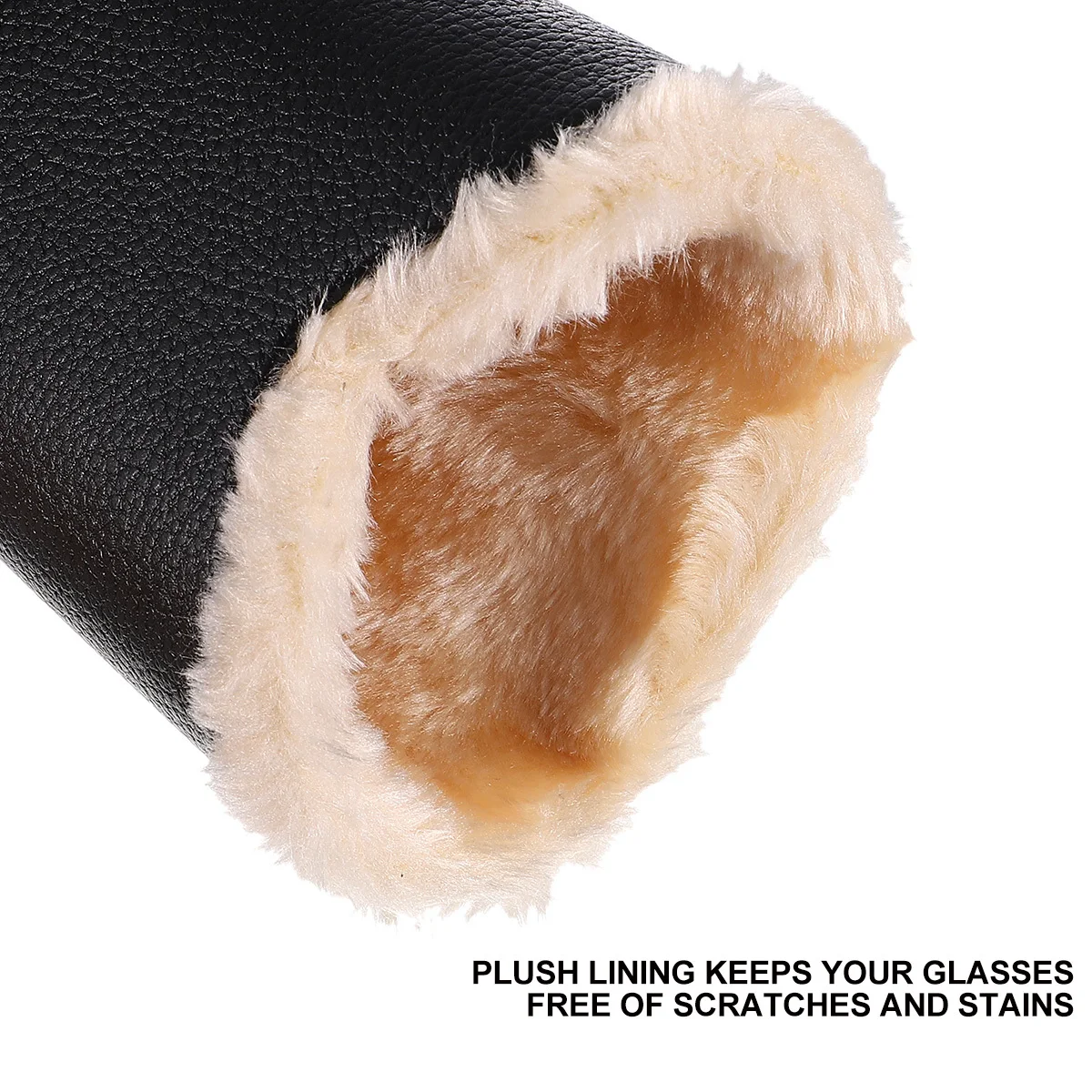 

2pcs Glasses Display Stand Lychee Stripe Lined Eyeglass Holder For Desktop Decoration Spectacle Stand Eyewear Organizer