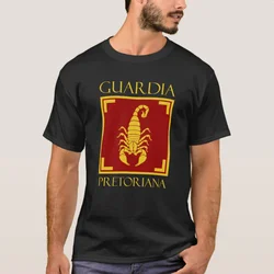 Roman Legion SPQR Praetorian Guard Scorpion Symbol T-Shirt 100% Cotton O-Neck Summer Short Sleeve Casual Mens T-shirt Size S-3XL