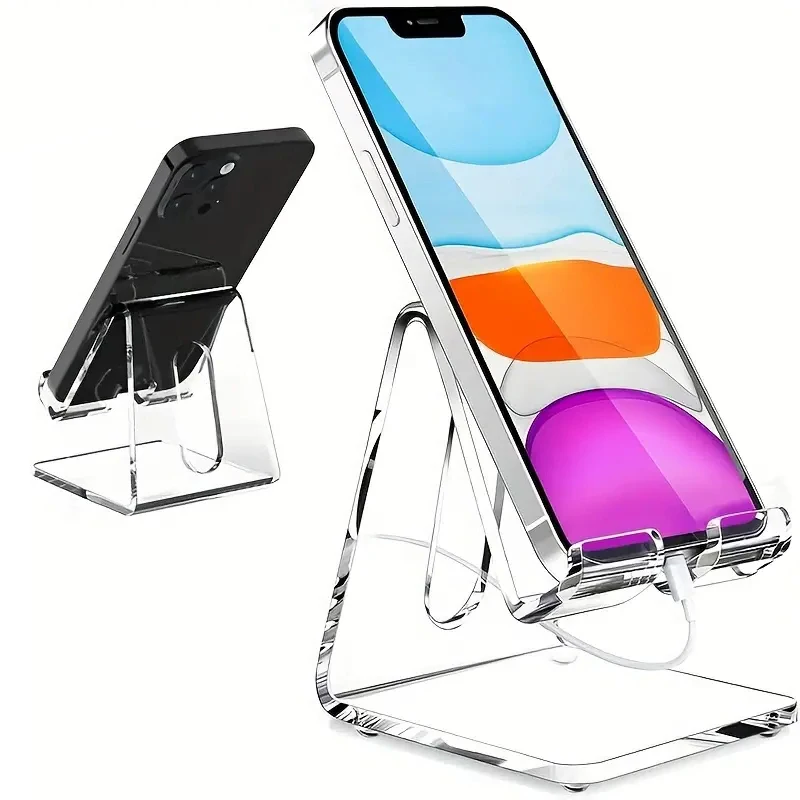 Acrylic Transparent Stand Shelf Window Counter Display Showcase For PSV Game Console Phone Holder Tablet Bracket Tray Holder