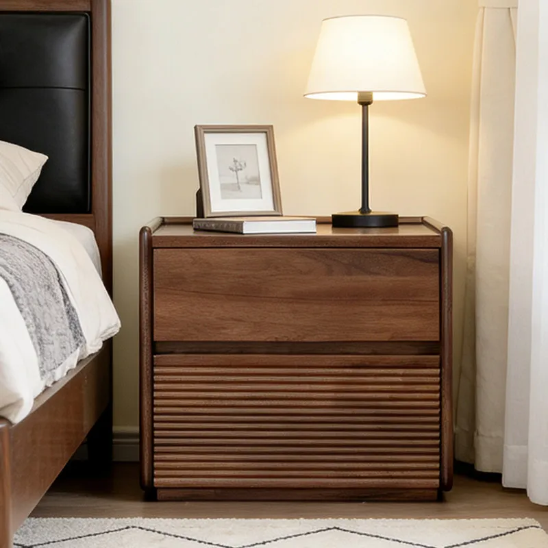 Modern Luxury Nightstand Nordic Storage Vintage Aesthetic Trendy Display Nightstand Mesita De Noche Bedroom Furniture