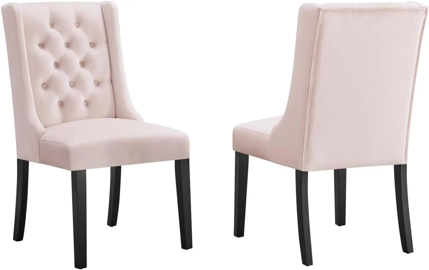 

Комплект из 2-х обеденных стульев Modway Baronet Velvet с розовой отделкой EEI-5013-PNK