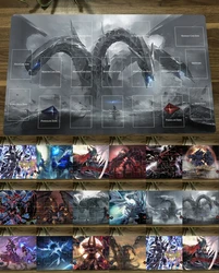 YuGiOh OCG Playmat Cyber End smok nieskończoność Elemental Hero płomień Wingman TCG CCG podkładka pod mysz handlowa gra karciana mata bezpłatna torba