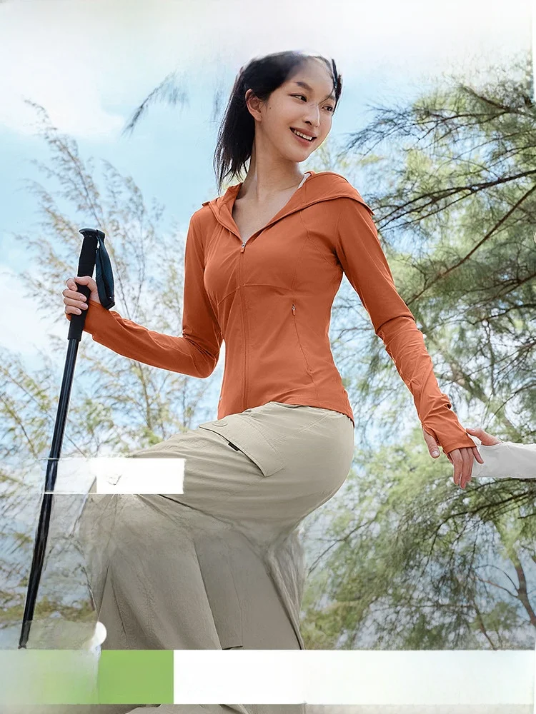 

Banana Le Women's Ultra Model Sun Protection Clothing Ice Silk Cool Sensation Qui Dry Sweat Absorption Waist a Spor...