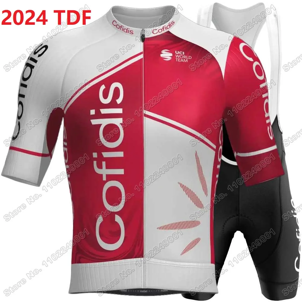 

2024 команда Cofidis Велоспорт Джерси Французский Тур TDF Велоспорт одежда для мужчин дорожный велосипед рубашки костюм велосипед шорты комбинезон MTB униформа