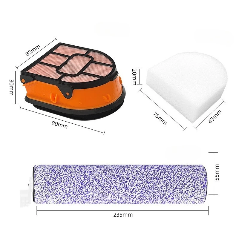 Replacement Brush Roller and Filter for Shark AW201 WD201 WD201 WD101 WD100 Vacuum Cleaner Accessories Roller Brush Filter Parts