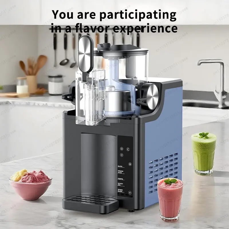 Household and commercial integrated ice cream machine Automatic beverage smoothie machine Snow melting machine Ice shaver