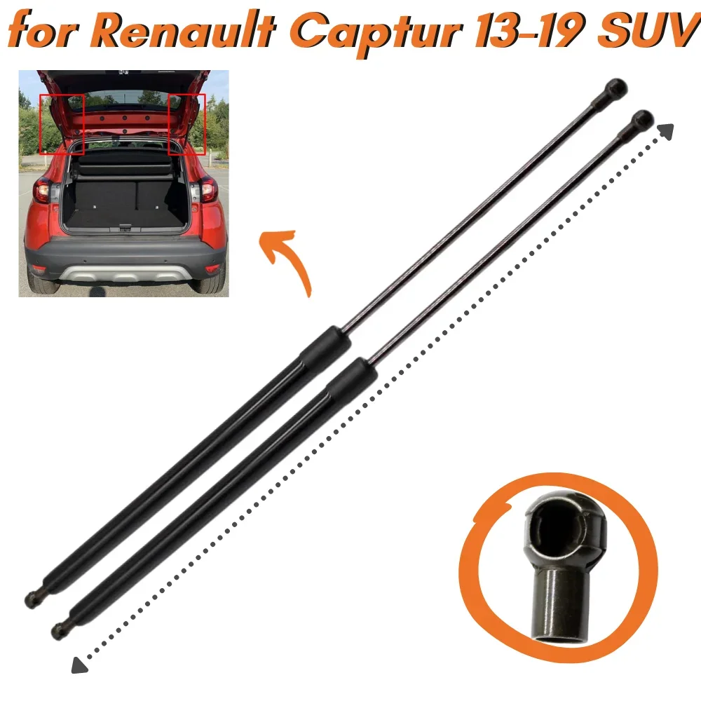 Qty(2) Trunk Struts for Renault Captur Renault Samsung QM3 SUV 2013-2019 Lift Supports Shock Gas Spring Tailgate Rear Boot Shock