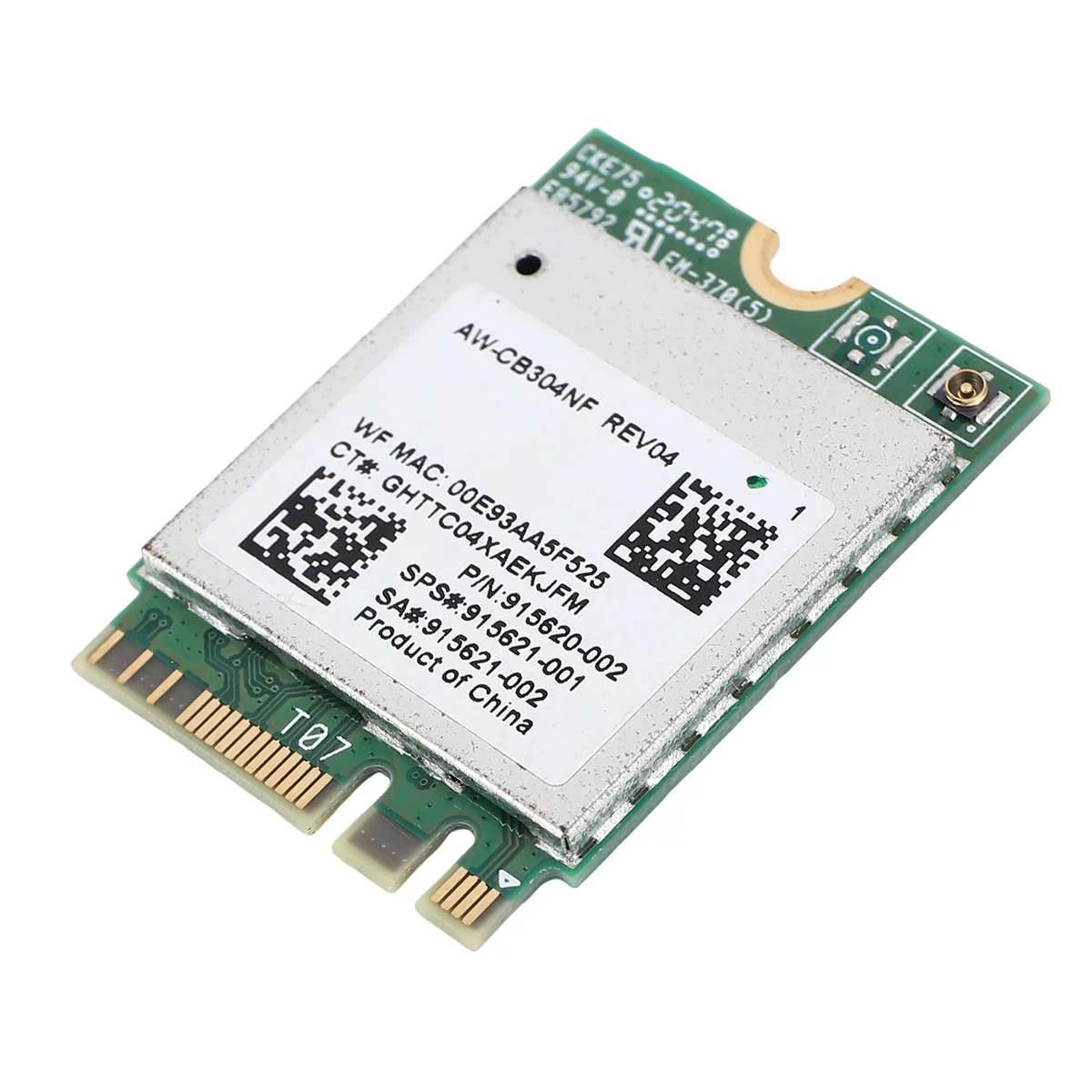 SMIEA AW-CB304NF RTL8821CE بطاقة الشبكة اللاسلكية 2.4G/5G ثنائي النطاق بلوتوث 4.2 433Mbps 802.11AC بطاقة شبكة الكمبيوتر المحمول IPC