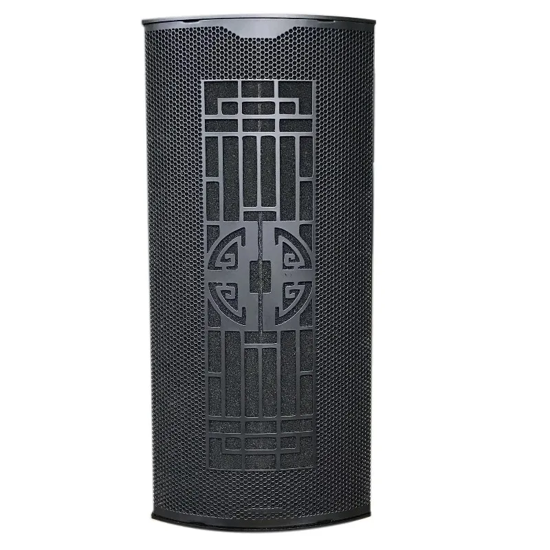 350W 2-Way Passive Double Column Speaker 4*4.5 Inch Flexible Metal Professional Stage Conference Audio Loudspeaker