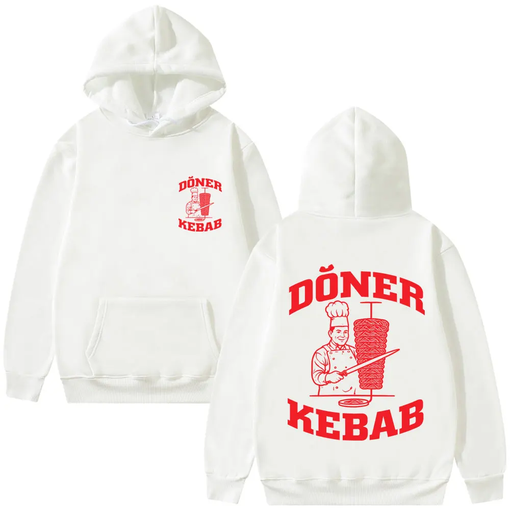 

Doner Kebab Funny Meme Graphic Hoodie Men Women Fashion Oversized Sweatshirt Male Vintage Casual Fleece Cotton Pullover Hoodies