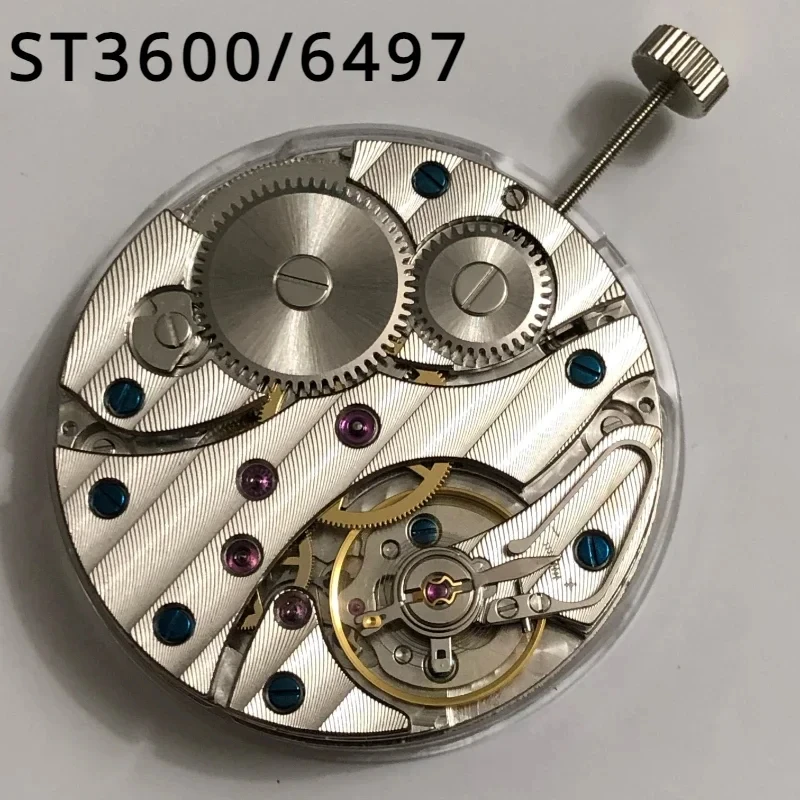 Brand New Swan Neck ST3600 Mechanical Movement ST36 China Original Watch Men\'s ETA 6497 Manual Winding 17 Jewels Case Suitable f