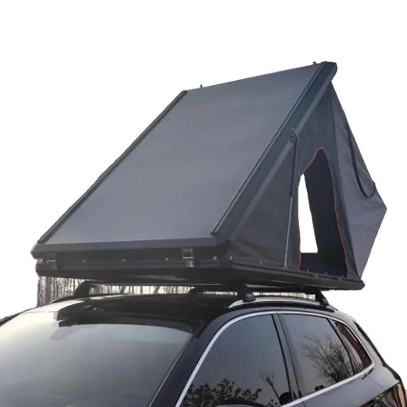 2023 Canada Australia Aluminum Triangle Clamshell 4 Person SUV Tent Box Rooftop Hard Shell Camping Car Roof Top Tent