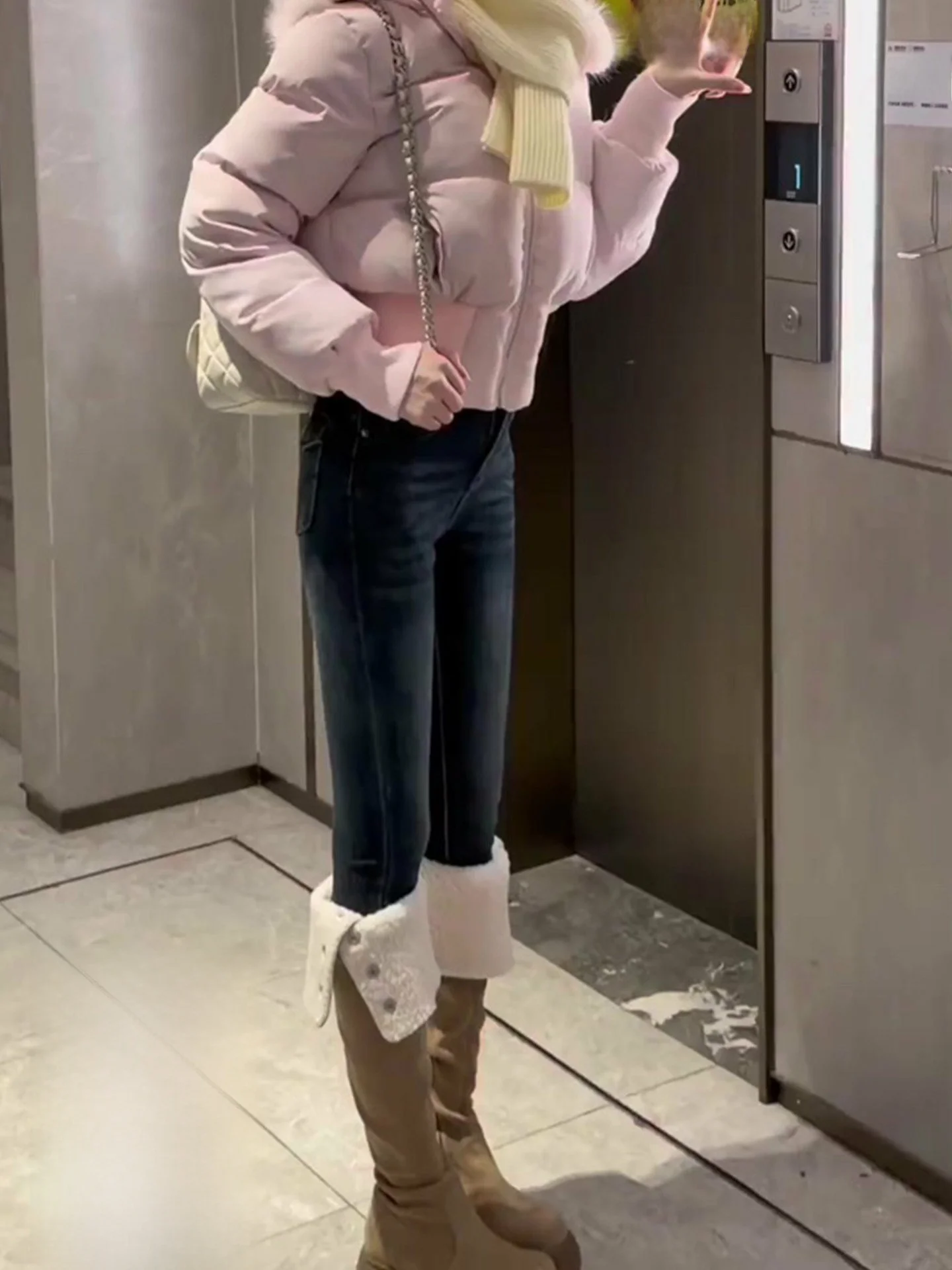 

High Waist Slim Fit Nine-Tenths Pencil Jeans Women's Summer New Style Deep Blue Thin High Street Retro Denim Pants