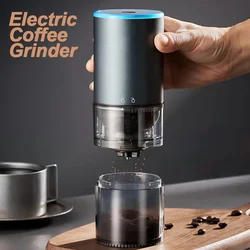 Electric Coffee Grinder Automatic Coffee Beans Mill Stainless Steel Core Portable Hand Coffee Mill Utensil for Home Office