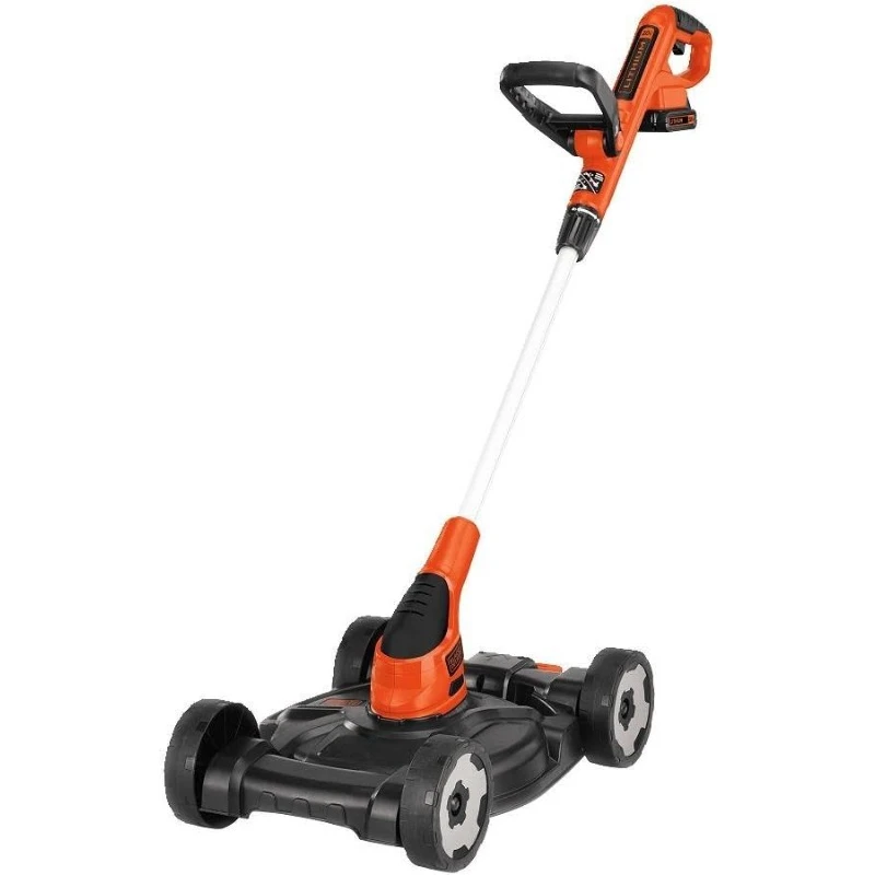 Para cortacésped inalámbrico BLACK+DECKER, cortacésped, bordeadora, 3 en 1 (MTC220), 12 pulgadas