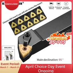 1pc MWLNR2020 MWLNR1616 MWLNR2525 External Turning Tool Holder WNMG0804 Carbide Inserts Lathe Bar CNC Cutting Tools Set