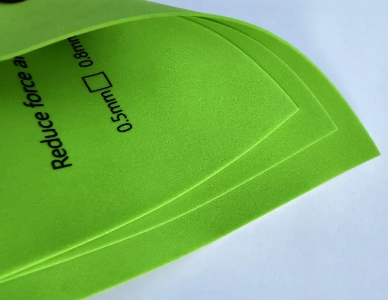KASF High-End-Tischtennisschwamm, 0,5/0,8/1,0 mm, superweicher Ping-Pong-Schwamm, speziell für lange Noppen und Noppen, Anti-Bogen – Detail 7