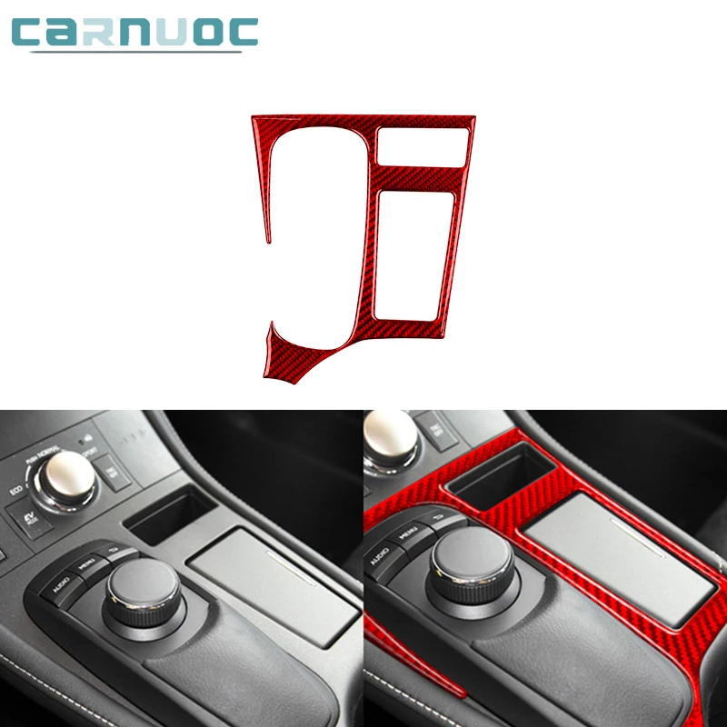 

For Lexus CT200h 2011 2012 2013 2014 2015 2016 2017 Carbon Fiber Stickers Central Control Frame Car Interior Accessories