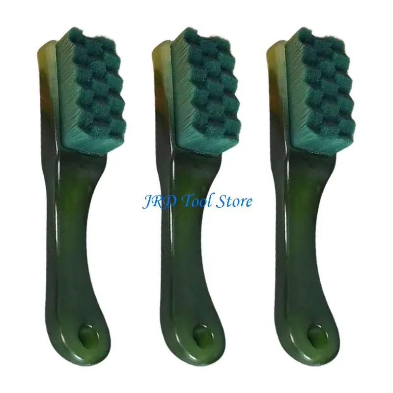 A2UD Nylon Bristle Brush With Comfortable Grip For Polishing Walnuts And Antique