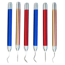 1Pc Portable Vinyl Weeding Kit With Hooks LED Vinyl Weeding Tool Handheld Iron-on Project Cutter Vinyl Paper Remover With Light