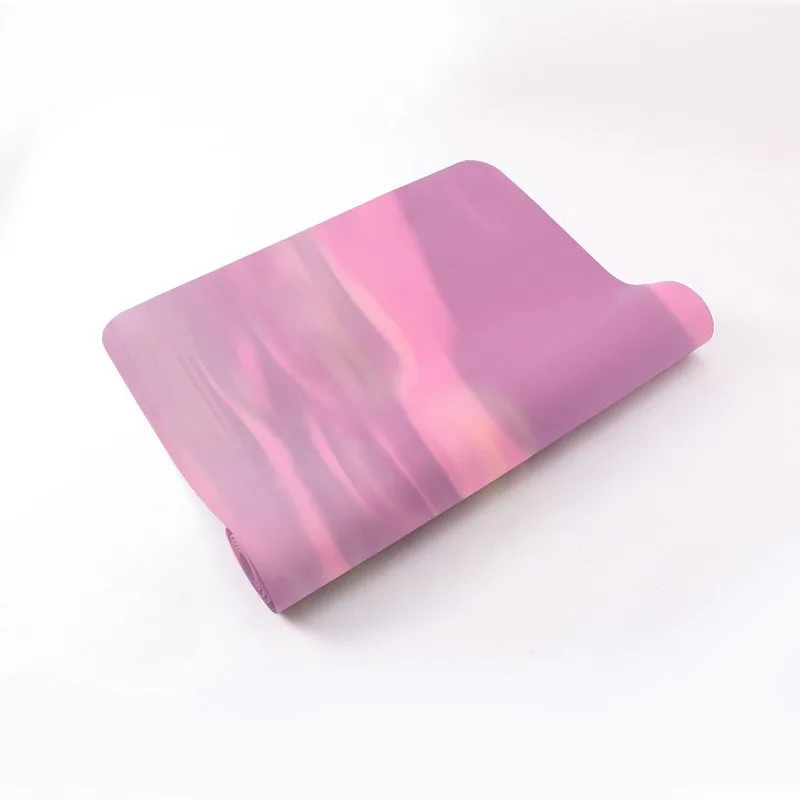 

Double-Sided Luxury Home Yoga Mat Set 5mm Non-Slip Natural Rubber Silent Shock-Absorbing Exercise Dance Mat with PU Material 11