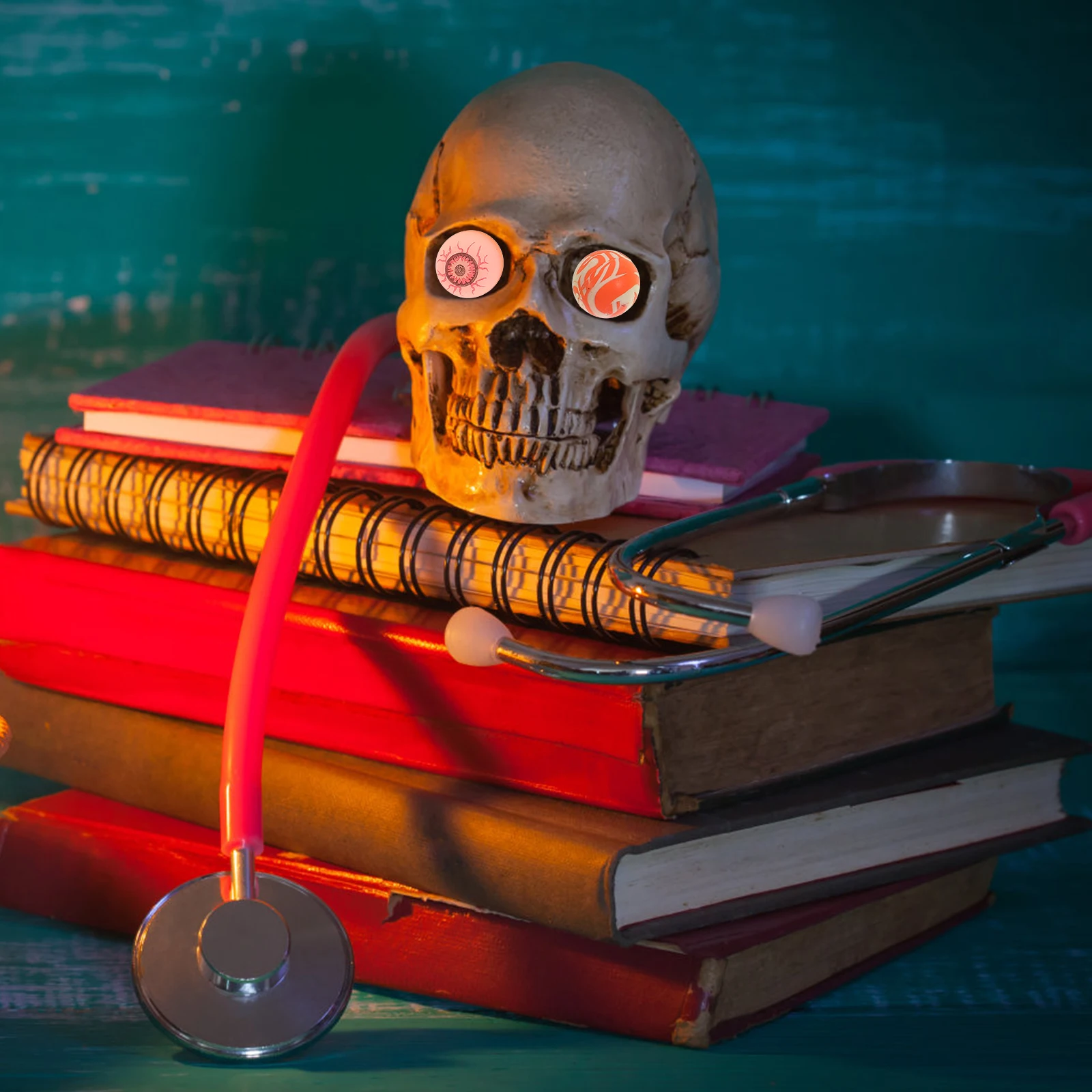 Halloween-Party-Requisiten, 20 Stück, leuchtet im Dunkeln, Augäpfel, Hüpfball, spielende Kinder, Spielzeug, springender Ball, lustiges Geschenk