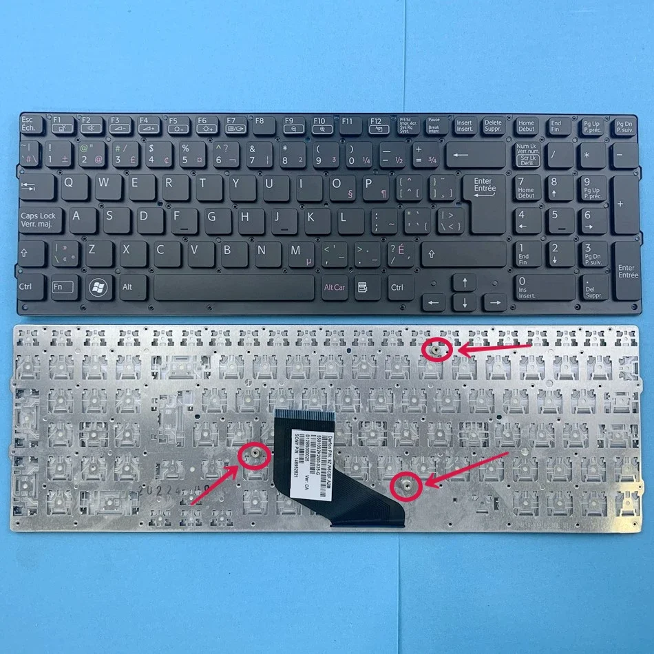 

Canada Laptop Keyboard For SONY VIAO VPCF2 VPCF215FD VPCF220FD VPCF221FD PCG-81312L PCG-81311L PCG-81411L Series CA Layout