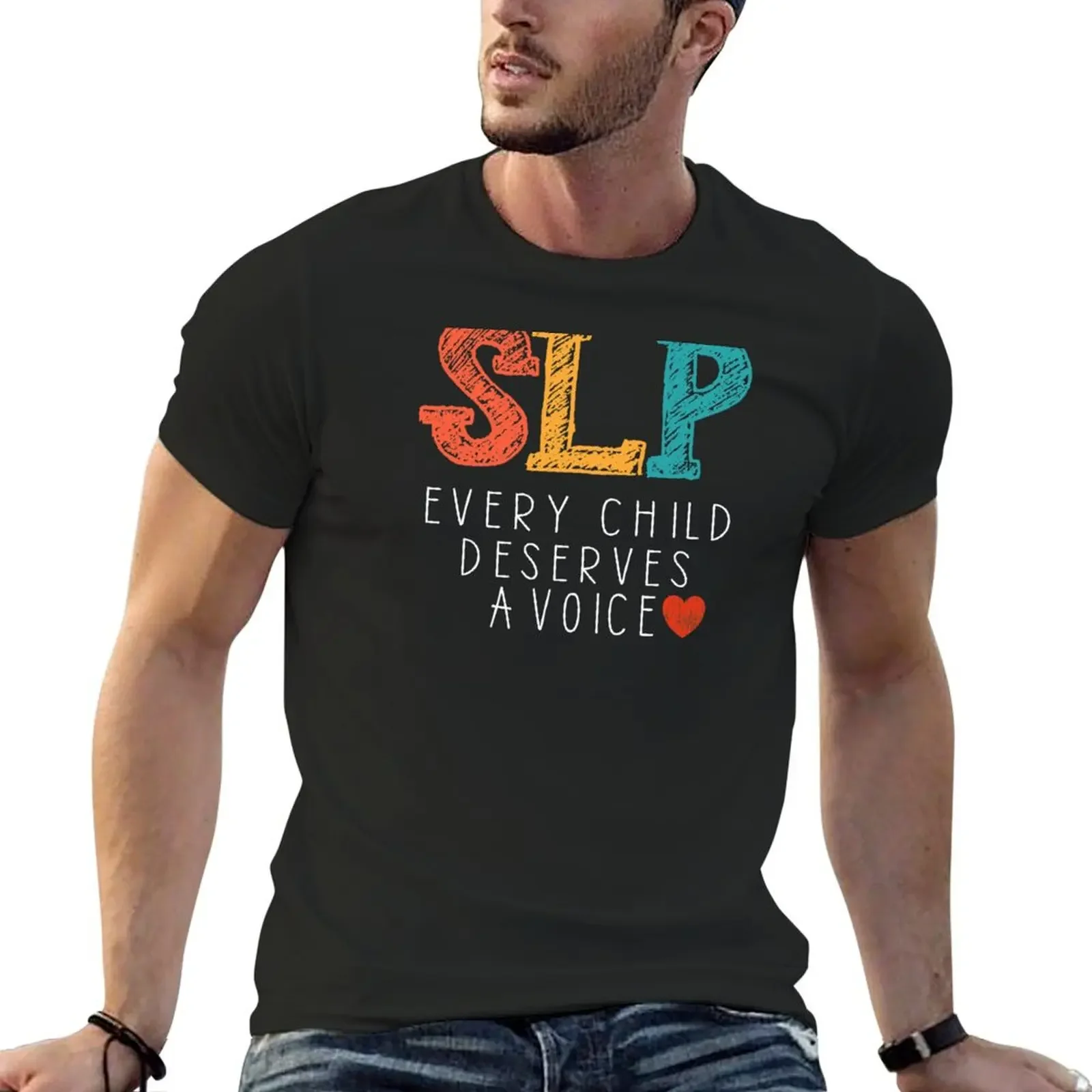 

SLP - Speech Language Pathologist Speech Therapy T-Shirt vintage anime shirt graphics t shirts men