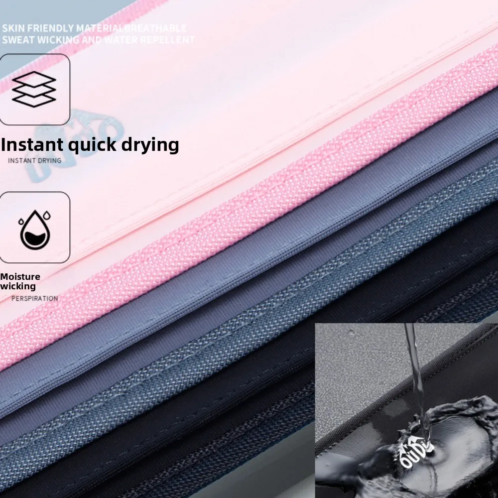 رقيقة جدا الرياضة حقيبة الخصر المحمول مرونة عالية إغلاق المناسب تشغيل الخصر حقيبة سعة كبيرة متعددة الوظائف حقيبة الهاتف الرياضية #3