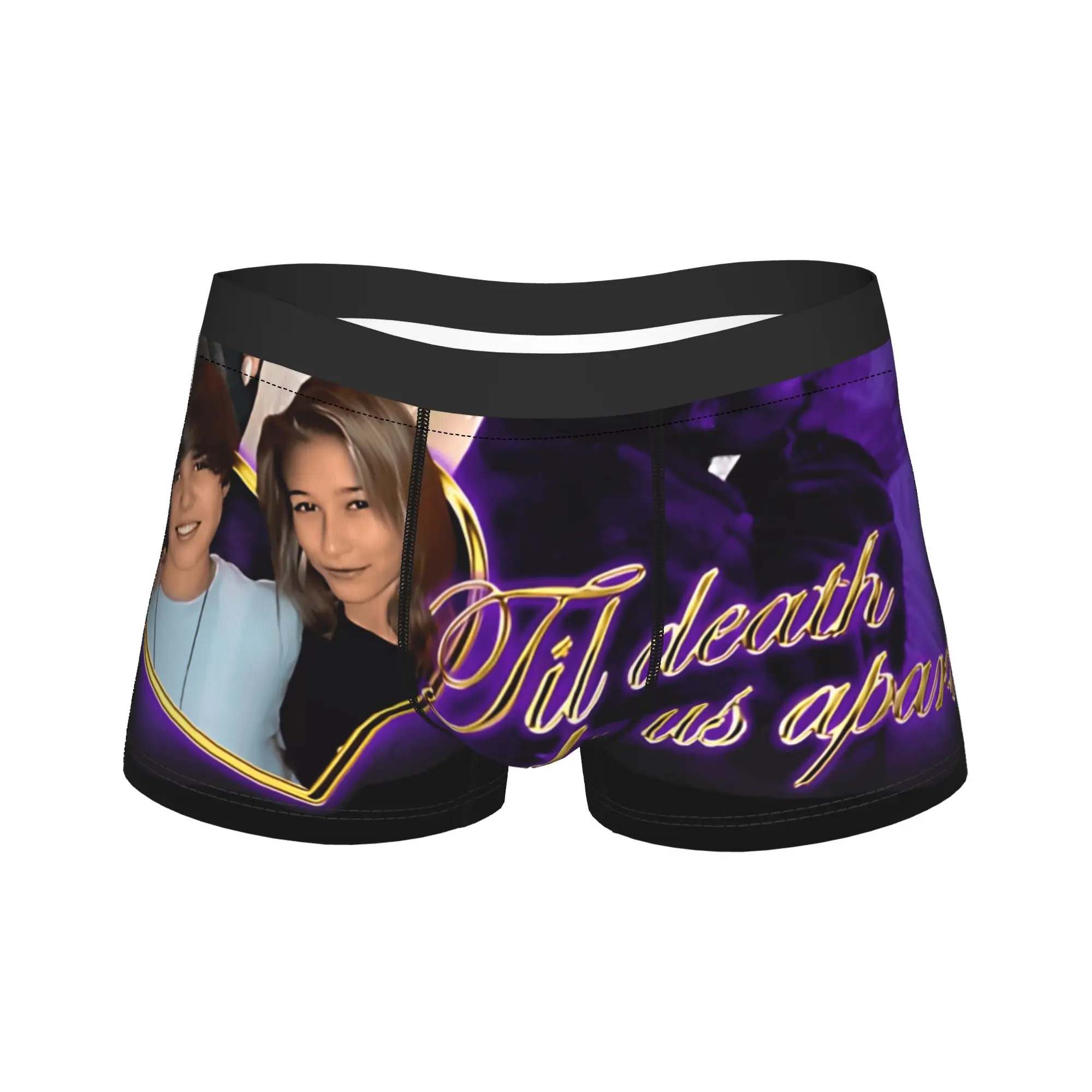 

Мужские трусы-боксеры Justins Bieber's: комфортные, с узором, с анатомическим карманом, больших размеров