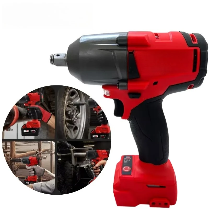 Klucz udarowy Milwaukee M18 Compact o momencie obrotowym 1300 Nm do konserwacji pojazdów i ciężkich maszyn, zapewniająca mocne i wydajne działanie.