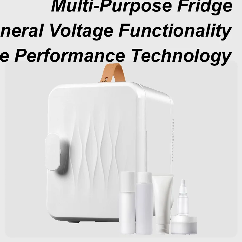 

Compact Fridge 6L Small Refrigerator Plug In Cooler Thermoelectric Portable Low Noise Cooler Warmer For Car Home Makeup Skin