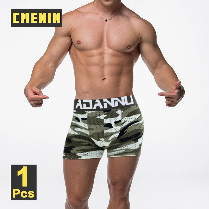 

CMENIN Sexy Cotton Men Underwear Butt Lifting Gays Man Boxer Briefs Camouflage Men's Panties Sissy Mens Bikini Boxer Underpants