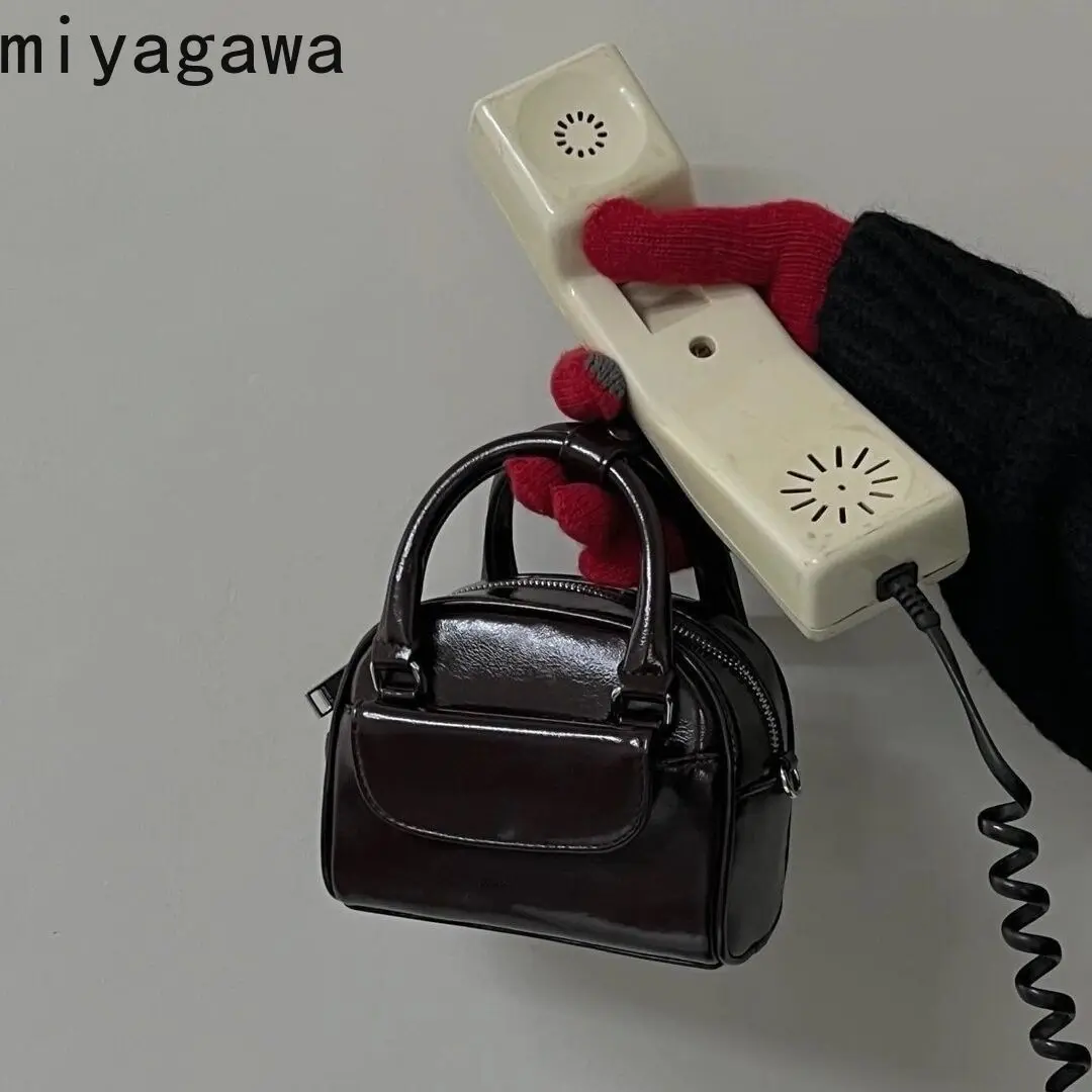 Miyagawa Retro Niche versione coreana borsa moda INS piccola borsa a tracolla monospalla nuova ragazza piccante causale Y2k borse