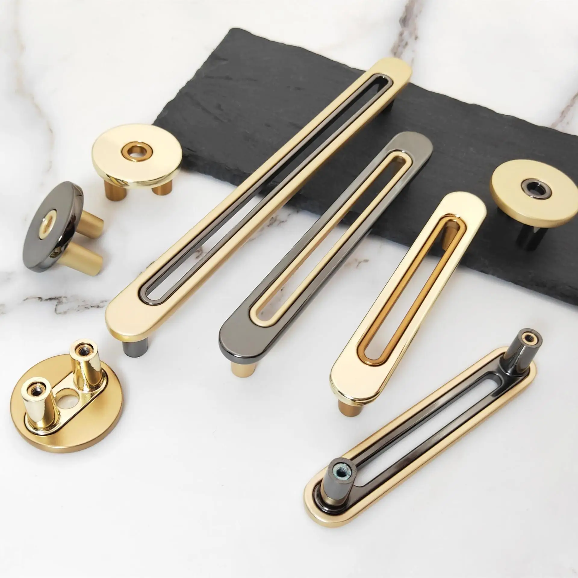 

Cabinet Door Handle Black Cabinet Wardrobe Extended Door Handle Drawer Household Hardware Handle Hole Distance 96mm Drawer Knobs