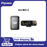Original New For DJI Mic 2 Wireless Microphone with Intelligent Noise Cancelling 32-bit Float Internal Recording Sound 250m Rang