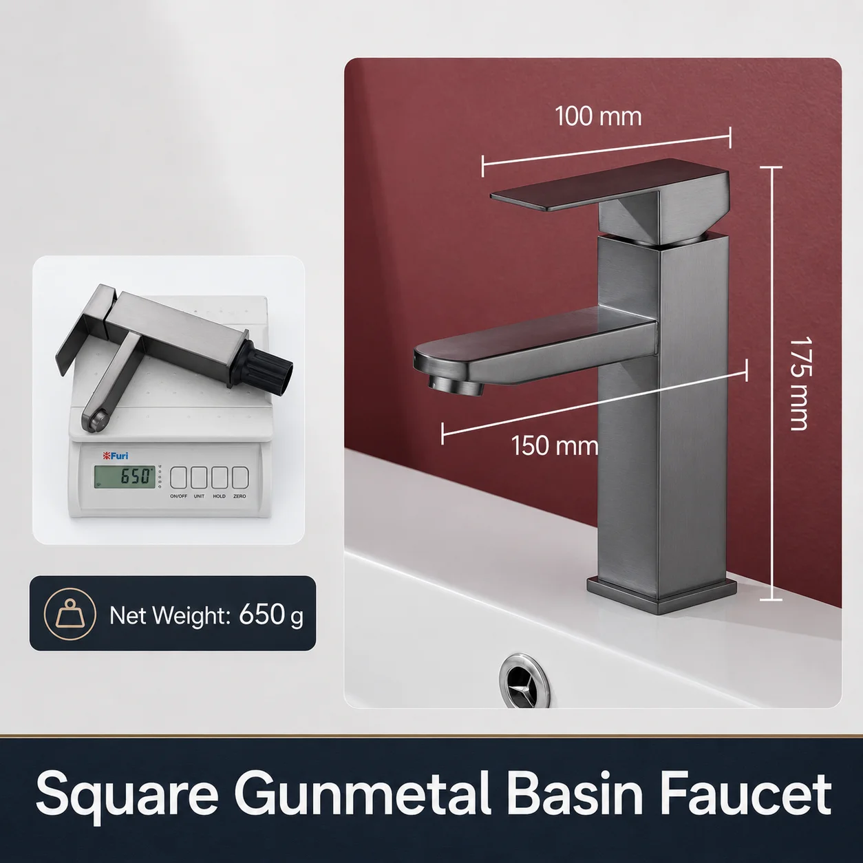 Bathroom Sink Faucet Stainless Steel Hot Cold Mixer Tap Single Handle Washbasin Faucet for Vanity Basin Lavatory