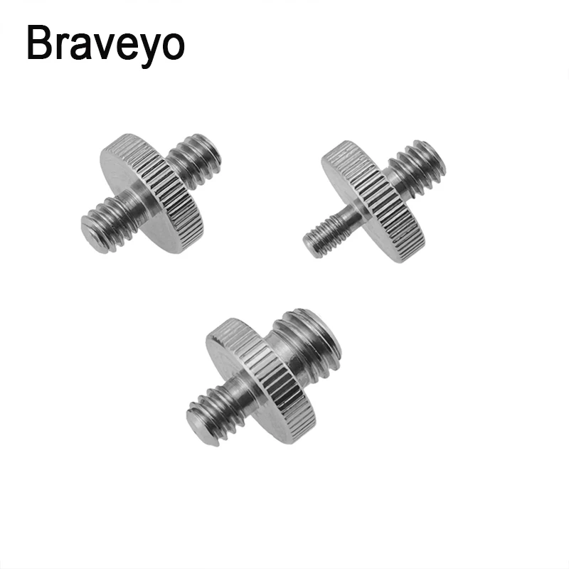 Universal Conversion Screw 1/4 to M4 3/8 inch Stainless Steel Camera Screw Tripod Monopod Mount Photography Adapter