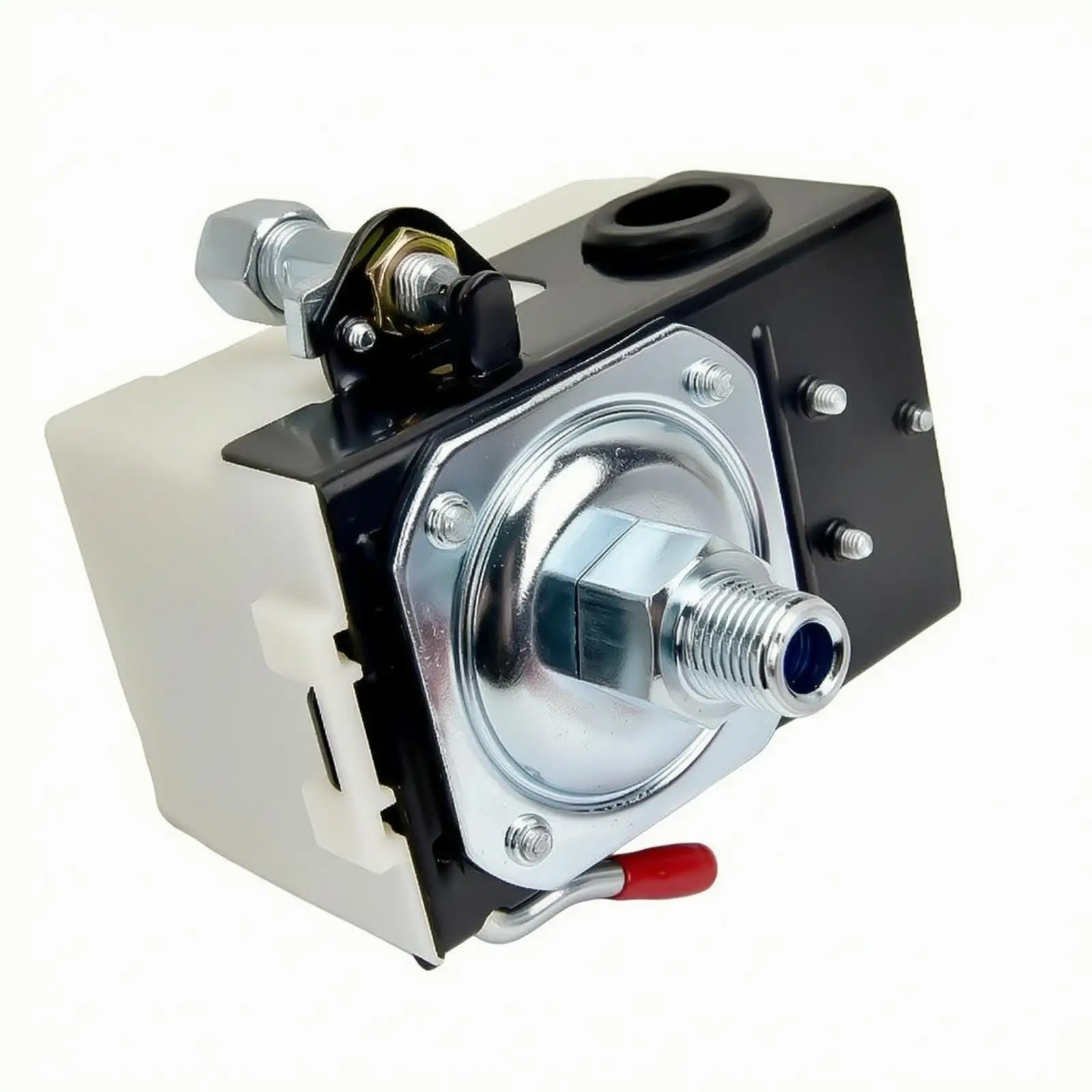 Air Compressor Pressure Regulator Switch Horizontal Red Actuation Arm for Workshop Air Tools