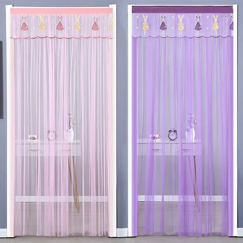 100x200cm No Punching Screen Door Curtain Anti Mosquito Insect Fly Bug Automatic Closing Household Ventilation Door Curtain