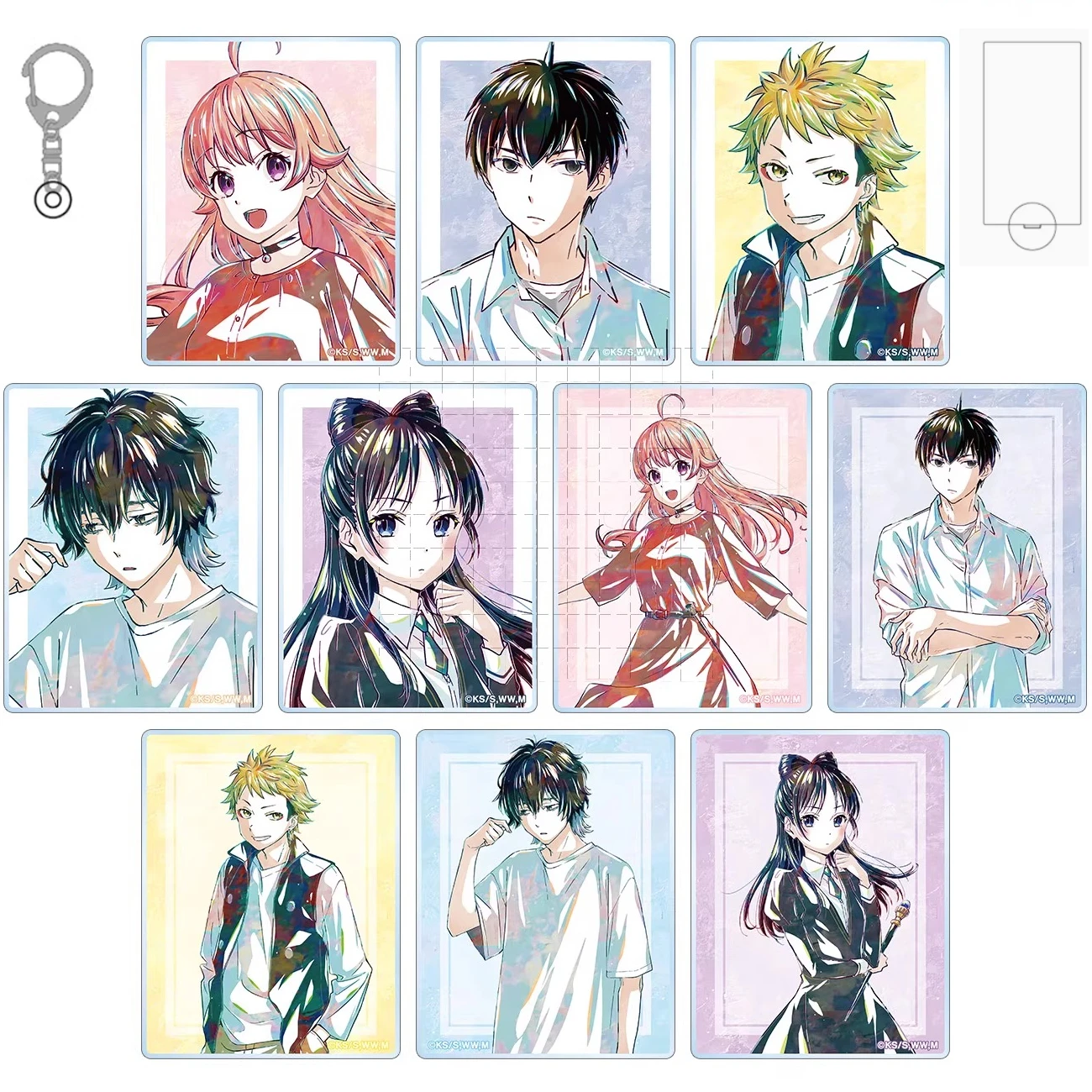 

Game Otogi Morihito Wakatsuki Nico Kazamatsuri Kanshi Magami Keigo Miyao Nemu Acrylic Stand Figure Doll Anime Keychain Toy Gift