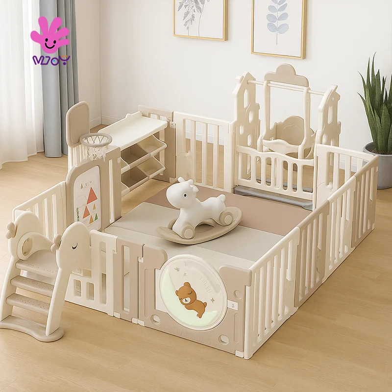 High Quality and Sturdy Base Parque Infantil Bebe Kids Fence Outdoor Folding Playpen