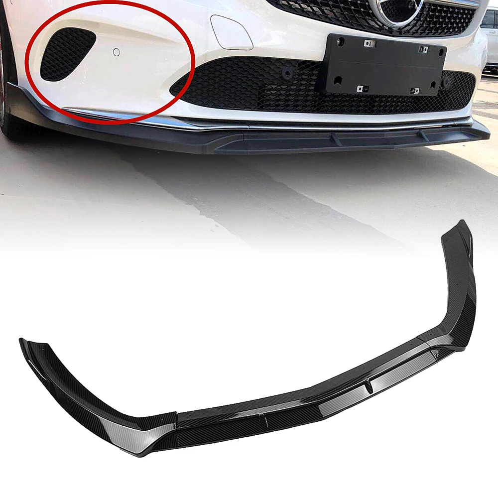 

Front Bumper Spoiler Splitter Lip Blade For Mercedes Benz CLA Class W117 2017-2019 CLA180 CLA200 CLA250 Sedan Standard Versions