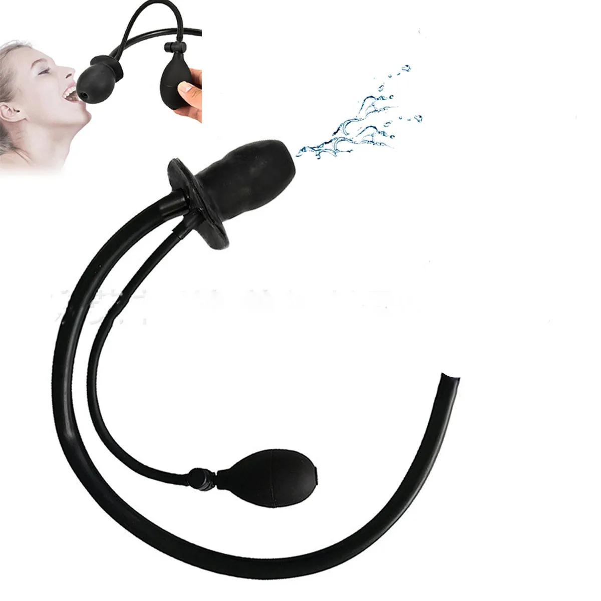 قابس فم من اللاتكس قابل للنفخ للأزواج ، هفوة BDSM ، أنابيب الري ، ألعاب جنسية للنساء ، ألعاب الكبار ، الأكثر مبيعًا