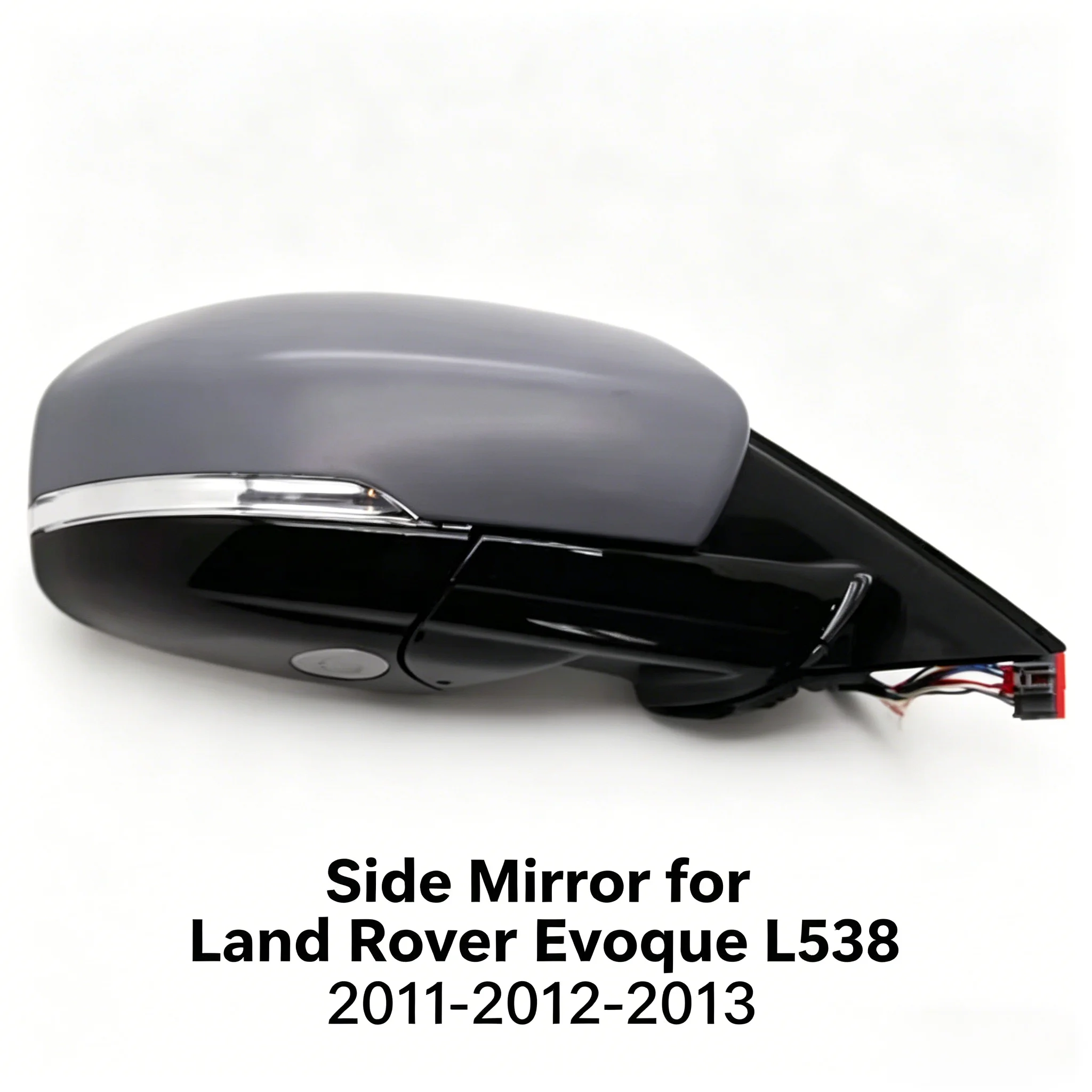 Side Mirror for Land Rover Evoque L538 2011-2012-2013, Power Fold Heated Memory Turn Signal Puddle Lamp, LR025188 LR025187 LR025