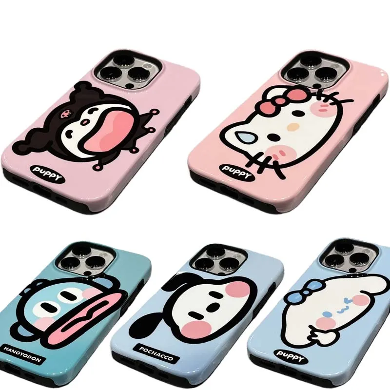 

Sanrio Hello Kitty TPU Film Phone Case for IPhone 16 15 14 13 12 Pro Max Fashion Mobile Phone Case for Shockproof Drop Proof New