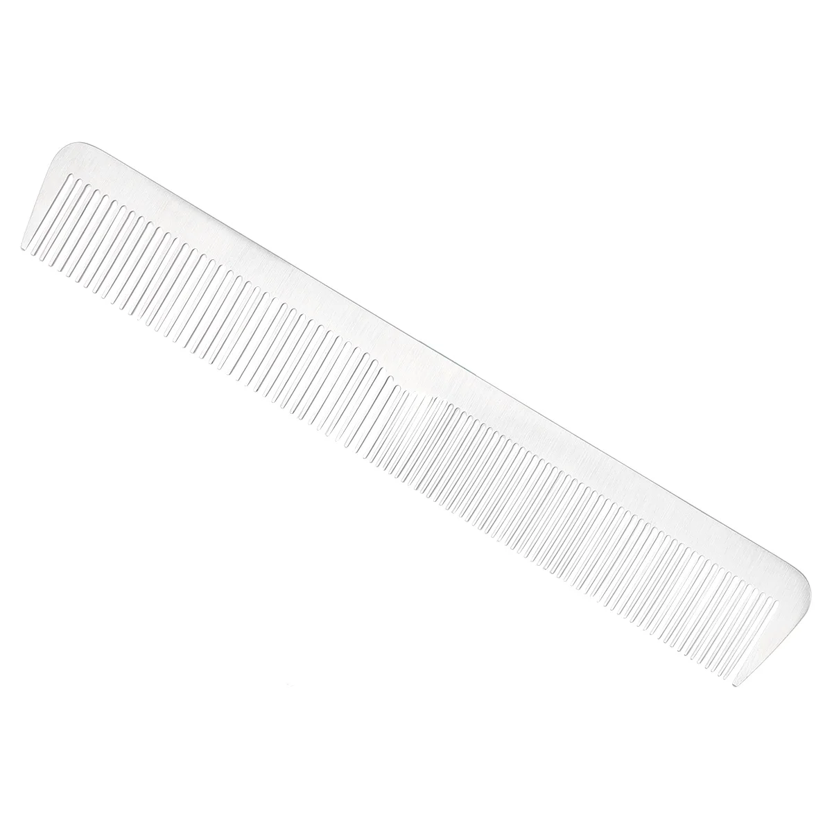 

1pc Anti-Static Comb Hair Dressing Tool Barber Comb Fine Toothed Titanium Steel Durable Smooth Sturdy Suitable Thick Curly