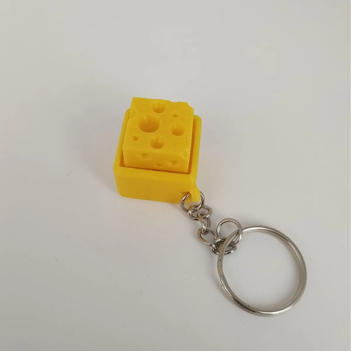 Cake Dessert Shape Keycap Clicker Keychain, 3D Printed